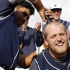 AGHS Eagles baseball team shaves heads in solidarity