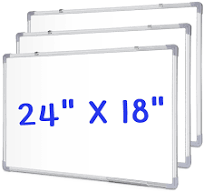 Amazon.com : Tinlade 3 Pack Dry Erase Boards, Magnetic Dry Erase White  Board Bulk Silver Aluminum Framed Whiteboard Message Presentation Wall  Mounted ...