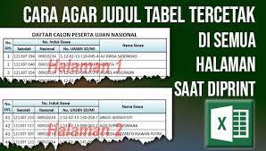 We did not find results for: Cara Agar Judul Tabel Excel Selalu Muncul Di Setiap Halaman Saat Diprint Pakar Tutorial