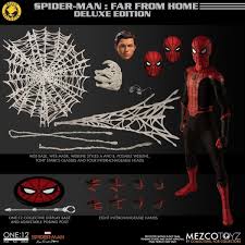 Mezco Toyz One 12 Collective Spider Man Far From Home Deluxe Edition Spiderman Hot Toys Marvel Spiderman