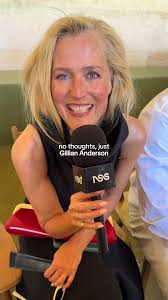 Gillian Anderson Brilliance at Jacquemus SS26 Show