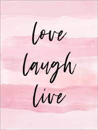 Martina Illustration Lieben Lachen Leben Englisch Poster Online Bestellen Posterlounge De