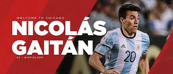 Born 23 february 1988) is an argentine professional footballer who plays for american club chicago fire and the argentina national team, mainly as an attacking midfielder. Chicago Fire Soccer Club Acquires Argentina National Team Midfielder Nicolas Gaitan Chicago Fire Fc