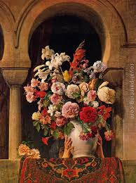 Only 1 available and it's in 2 people's carts. Vase Of Flowers On The Window Of A Harem By Francesco Hayez Oil Painting Reproduction