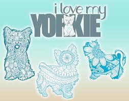 Download Free Yorkie 3d Mandala Svg Layered Svg Cut File
