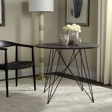Fox4260a Dining Tables Furniture By Safavieh Round Wood Dining Table Round Dining Table Contemporary Round Dining Table