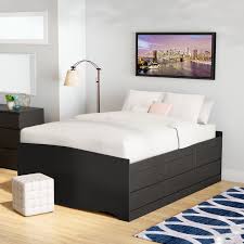 Harriet Bee Nolanville Storage Platform Bed Reviews Wayfair Bed Frame With Drawers Storage Bed Queen Queen Size Bed Frames