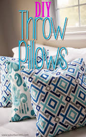 Diy Throw Pillows No Sewing Necessary The Glamorous Gal Everything Fashion Diy Throw Pillows Throw Pillow Diy Diy Pillows