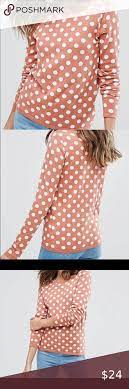 Vero Moda Spotty Long Sleeve Top S Size Small Too From Vero Moda White Dots On A Burnt Orange Background Never Worn Like Long Sleeve Tops Vero Moda Sleeves