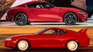 2021 gr supra full specs. 2020 Toyota Supra Vs 1993 Toyota Supra Specs Compared Toyota Supra Toyota Toyota Supra Turbo