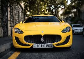 Yellow Maserati Maserati Sports Car Luxury Cars