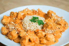 Poulet Au Beurre De Cacahuetes Rezept Erdnusssauce Huhnchenrezepte Asiatische Rezepte