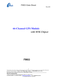 Designed in australia or europe mini treasure kids specialise in luxury children's wear. 66 Channel Gps Module Fm03 With Mtk Chipset Fm03 Data Sheet Manualzz