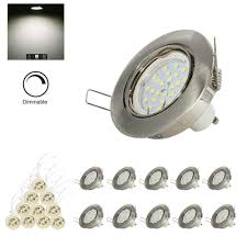 First, the extension bar might have come loose. Recessed Lighting Home Kitchen Abishion Recessed Downlight Mounting Frame With Gu10 Lamp Holder Recessed Led Ceiling Lights Round Fitting For Gu10 Bulbs 10 Set