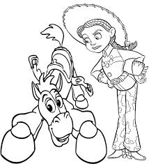 This jessie and woody coloring page was posted in the coloring pages category. Disney Jessie Coloring Pages Novocom Top