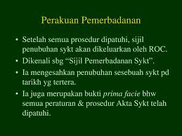 Proses pemerbadanan syarikat proses pemerbadanan syarikat. Penubuhan Syarikat Dan Kesan Kesannya Ppt Download