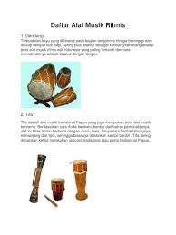 Karena cara memainkannya adalah dengan memukul bagian membrannya maka taganing termasuk dalam alat musik membranophone. Daftar Alat Musik Ritmis