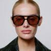 A.KJÆRBEDE Kaya Sunglasses Black