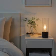 Mackebo Tischleuchte Schwarz Transparent Glas Ikea Osterreich I 2020 Bordlampe Ikea Ideer Ikea