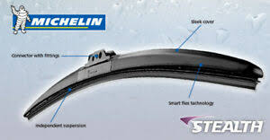 Details About New Michelin Stealth Hybrid Design Windshield Wiper Blades 17 18 19 20