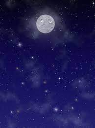 نقي السماء خلفية القمر سماء مرصعة بالنجوم سماء الغيوم صورة الخلفية للتحميل مجانا