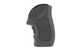 Pachmayr Guardian Grip Black Finish Fits Ruger Lcr Open Backstrap Design With Checkered Grip Panels Contoured For Use With Speed Loaders