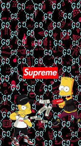 See more ideas about supreme wallpaper, supreme, supreme iphone wallpaper. Simpsons Supreme Wallpaper Kolpaper Awesome Free Hd Wallpapers