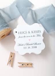 Hugs Kisses Favor Tags Favor Tag Ideas Bridal Shower Favors Diy Wedding Favors Cheap Kisses Favors Spring Wedding Favors
