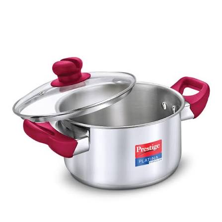 Cooking pot displayed on a kitchen counter