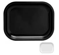 Amazon.com: tlhaoa Tray Metal Rolling Tray (Black, 7" x 5.5 ...