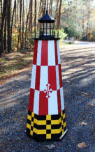 The entire lighthouse is made of standard 2 x 4's,. How To Build A Cape Hatteras Lawn Lighthouse Diy Wood Plans