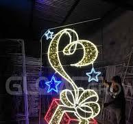 Outdoor Waterproof 2D LED Christmas Blue Elf Rope String ...