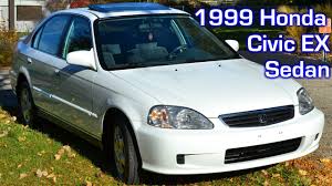 Honda was founded in 1948 and has quickly grown into one of the largest auto manufacturers in the world. 1999 Honda Civic Ex Sedan Jdm Taffeta White Detail Features 10th Youtube