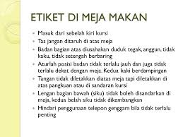 15 etika meja makan jepang. Tata Cara Makan Internasional Modul 13 Ppt Download