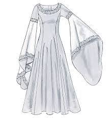 Mc Calls Costumes Patroon Renaissance Dress Pattern Medieval Dress Pattern Elven Dress