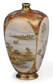 A Miniature Satsuma Vase Satsuma Vase Satsuma Japanese Pottery