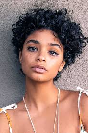 Attractive african american woman closeup portrait. 55 Beloved Short Curly Hairstyles For Women Of Any Age Lovehairstyles