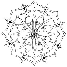 Une forme typique du mandala est le cercle extérieur, le carré qui y est inscrit, dans lequel le cercle intérieur est inscrit, qui est souvent segmenté ou a la forme d'un lotus. Coloriage Mandala A Imprimer Sur Wonder Day Com