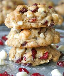 Oatmeal Cranberry White Chocolate Macadamia Chip Cookies Are Loaded With Dried Cranberries Crunchy Nuts And Sweet White Ch White Chocolate Cookies Baking Food