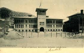 Bisbee Mining Historical Museum This Is A Postcard Of Central School In Bisbee Arizona This Is Merely One Of The Beautiful Buildings In The City This Image Bisbee Arizona Bisbee Arizona