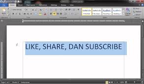 Cara Memberikan Efek Reflection Pantulan Cermin Pada Tulisan Di Microsoft Word 2010 Tutorial Microsoft Office