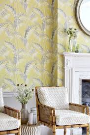 Sanderson Birds Of Paradise Wallpaper Palm House By Sanderson Home Wallpaper Grey Wallpaper Palm Wallpaper