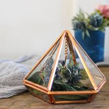 3 diy ring holder tutorials. Lillian Rose Copper Prism Hanging Ring Holder Oriental Trading