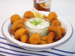 Beer Battered Mushrooms With Vegan Tartar Sauce Exceedingly Vegan