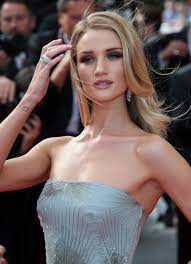 She is best known for her work for lingerie retailer victoria's secret, formerly being one of their brand angels. Rosie Huntington Whiteley 10 Chic Model Tattoos That Will Make You Want To Get Inked Popsugar Beauty Photo 4