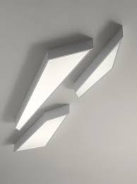 Contemporary Ceiling Light Aluminium Fluorescent Dimmable Lightecture Shatter By Serg Ceiling Lights Contemporary Ceiling Light Ceiling Mounted Lights
