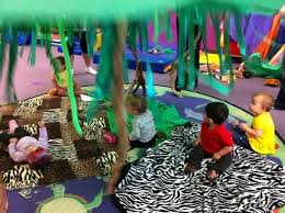 Jungle Parachute Baby Sensory Nursery Activities Baby Classes