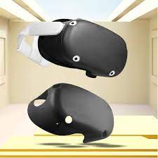 Topcovos Vr Shell For Oculus Quest 2 Vr Headset Protective Skin Front Face Cover Protects Cameras Vr Headset Headset Face Cover