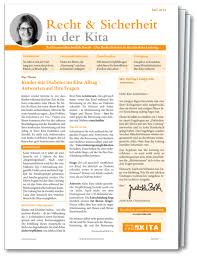 Recht Sicherheit In Der Kita Kita Leitung Kita Erzieherin