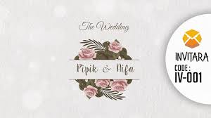 Sehingga dana yang tersedia bisa anda peruntukkan untuk hal lain. Undangan Pernikahan Digital Motion Graphic Wedding Invitation By Multi Studios